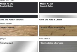 Outlet Acapulco Kleiderschrank grau modern Drehtürenschränke