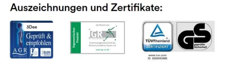 3Dee ergonomischer Bürostuhl Bürostühle Ergonomisch