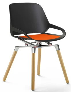 New Numo ergonomischer Konferenzstuhl weiß oder schwarz Bürostühle Ergonomisch