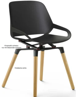 New Numo ergonomischer Konferenzstuhl weiß oder schwarz Bürostühle Ergonomisch