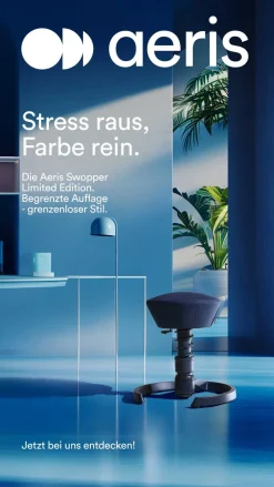 New Swopper Mono Colour blau Bürostühle Ergonomisch