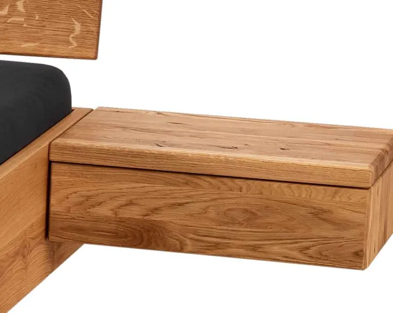 Discount Akti1 Massivholzbett eiche Massivholzbett