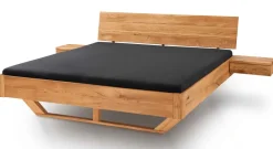 Discount Akti1 Massivholzbett eiche Massivholzbett