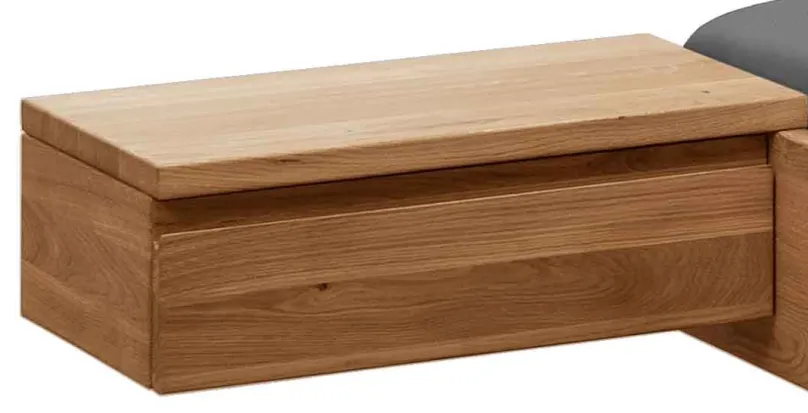 Discount Akti1 Massivholzbett eiche Massivholzbett