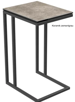 Alicia Beistelltisch Metall schwarz Beistelltische