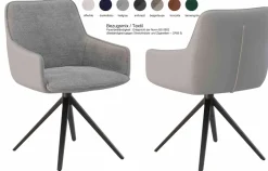 Discount Amsterdam Armlehnstuhl drehbar 2er Set Stühle|Polsterstühle