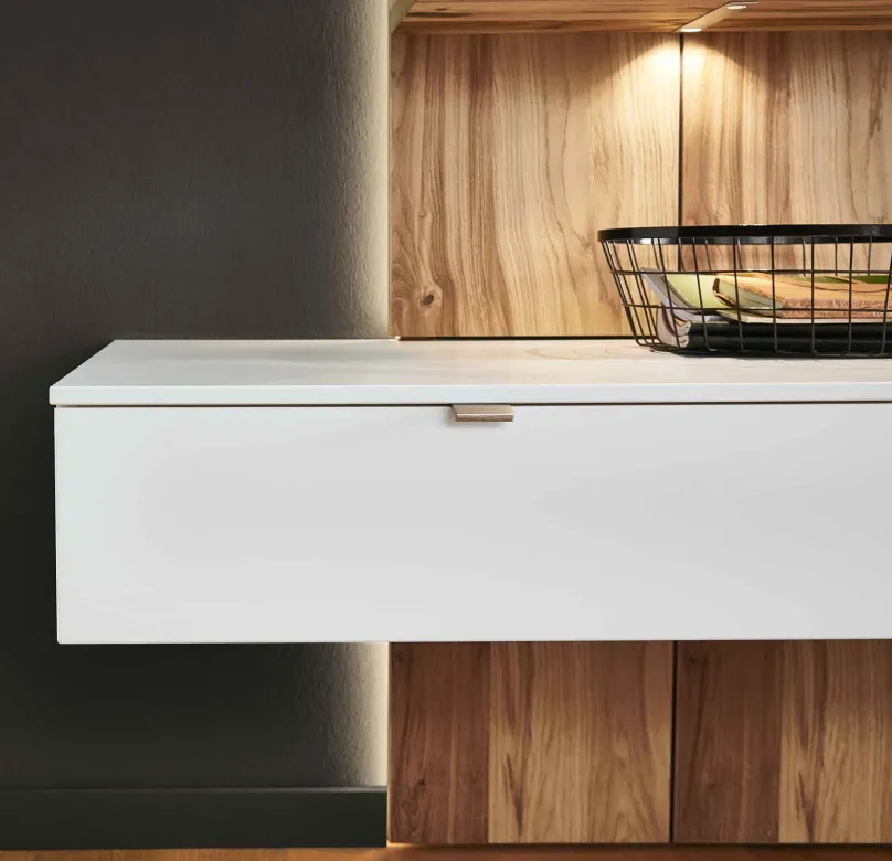 Discount Andiamo Home Wohnwand weiß eiche Wohnwände