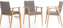 Clearance Arona Stuhl mit Armlehne Holz Stühle|Armlehnenstuhl