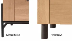 Outlet Ascona Couchtisch Massivholz modern Couchtische