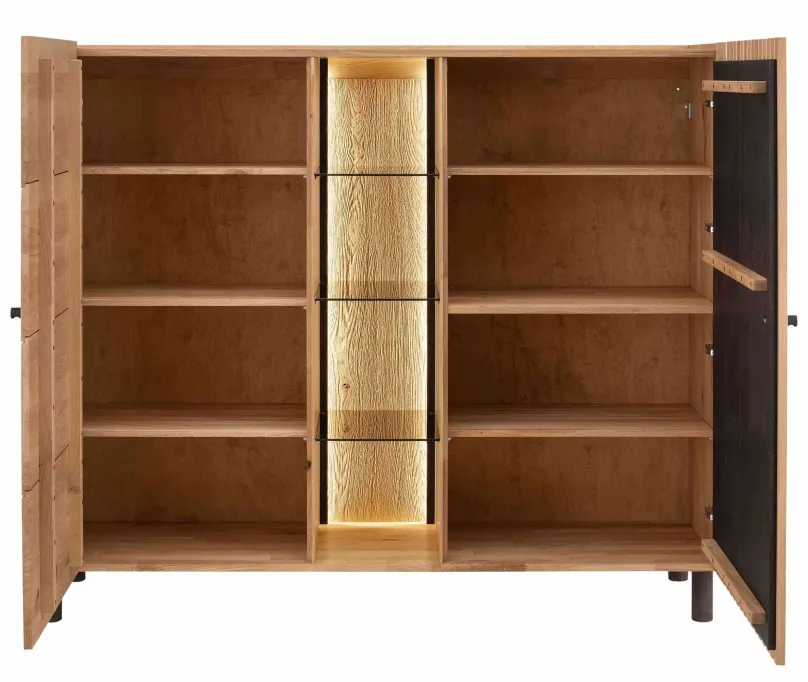 Best Ascona Highboard Holz modern Highboards|Anrichten