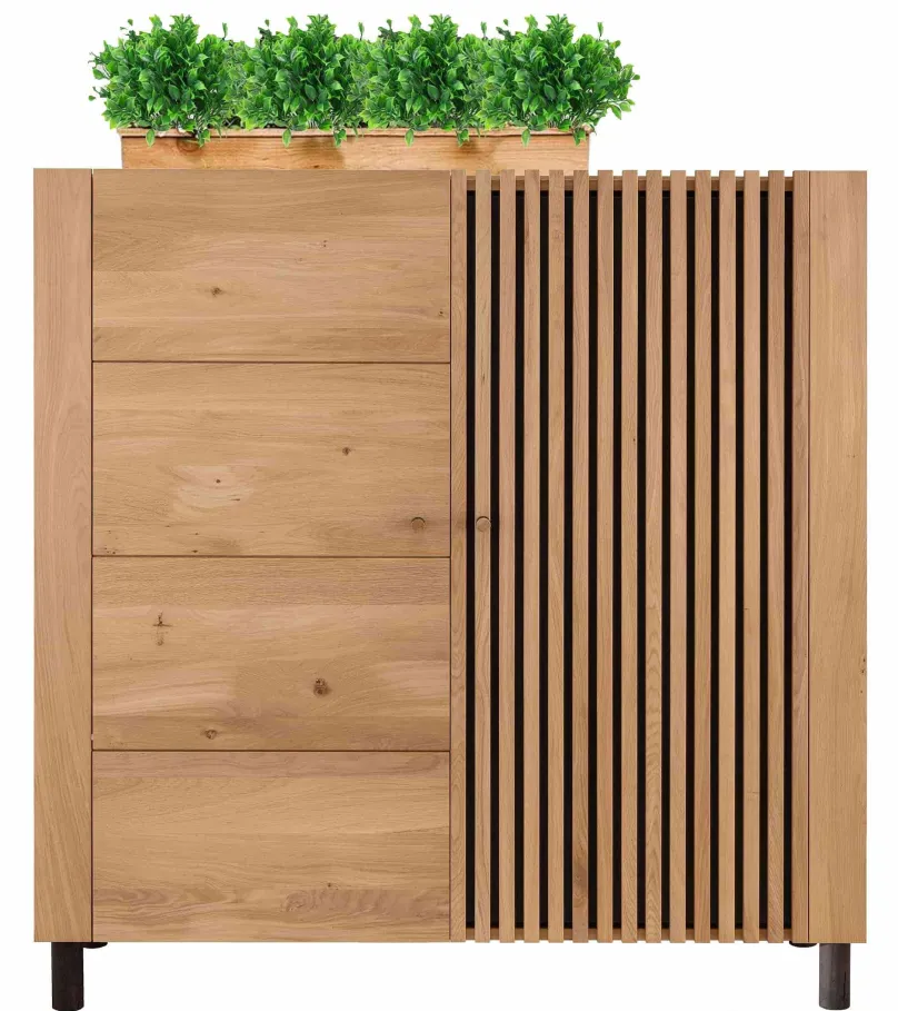 Best Ascona Wohnzimmerschrank Massivholz Highboards|Anrichten