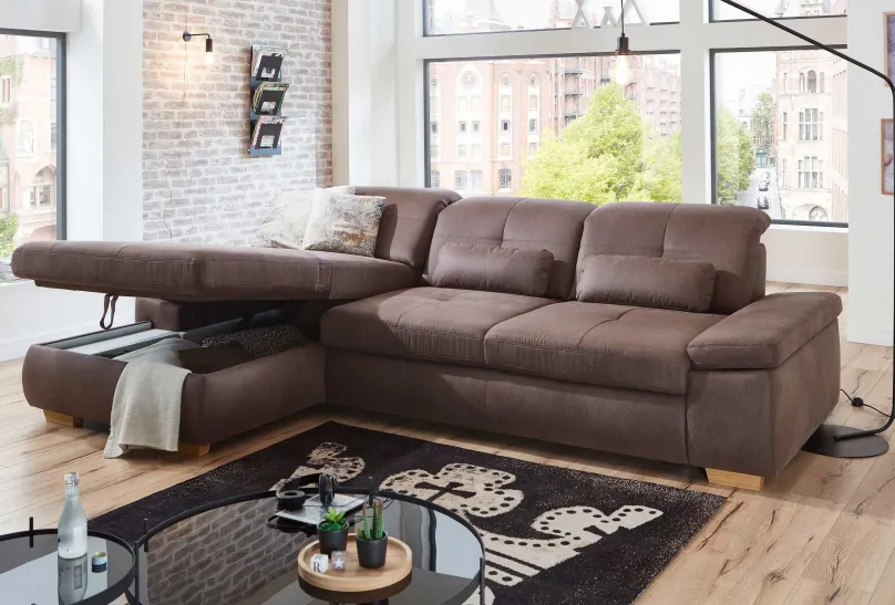 Sale Atlantis Sofa mit Sitztiefenverstellung Schlafsofa|Ecksofas