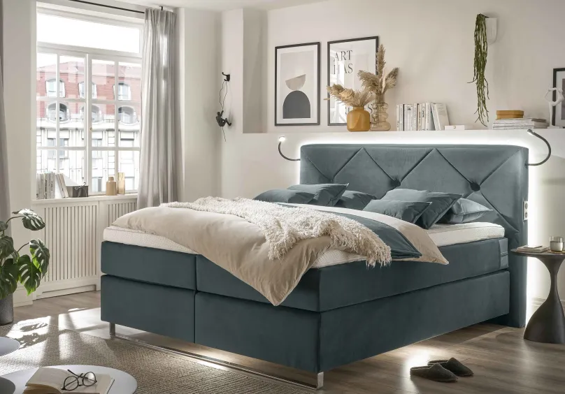 Discount Bahia Boxspringbett 200x200 Boxspringbett
