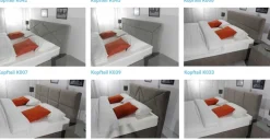Clearance Bali Boxspringbett 200x200 mit Bettkasten Boxspringbett