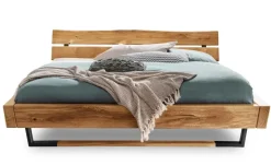 Best 817 Balkenbett wildeiche Massivholzbett