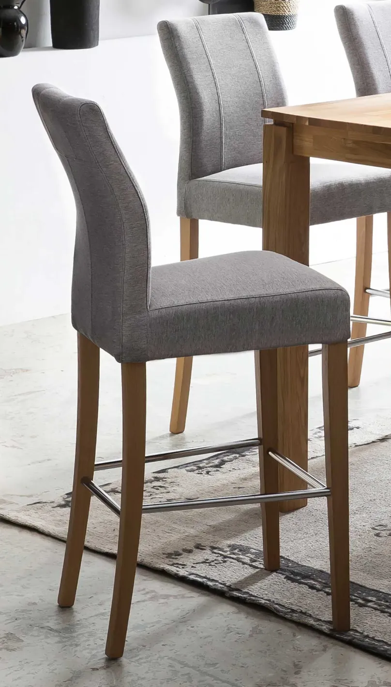Online Barhocker grau mit Lehne Stühle|Barstühle