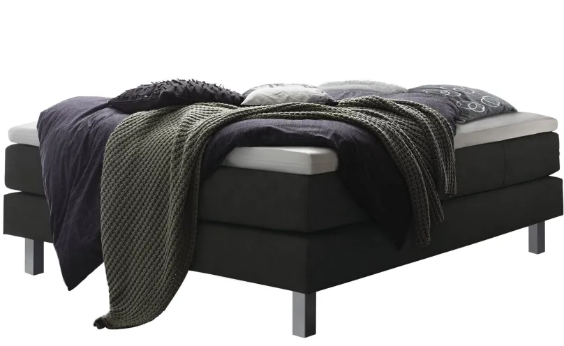 Clearance Basio Boxspringbett ohne Kopfteil Boxspringbett