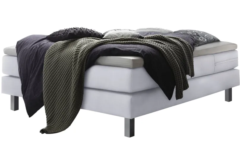 Clearance Basio Boxspringbett ohne Kopfteil Boxspringbett