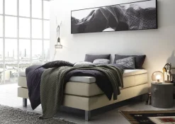 Clearance Basio Boxspringbett ohne Kopfteil Boxspringbett
