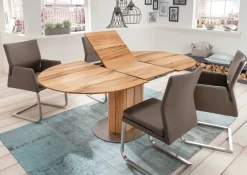 Hot Bastian Esstisch oval nussbaum Esstische|Esstische