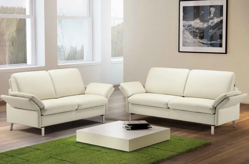 New Belen 2 Sitzer Sofa Leder modern Sofas