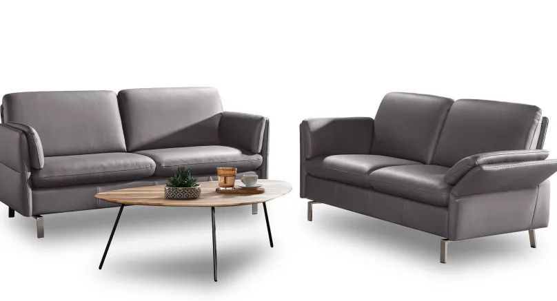 New Belen 2 Sitzer Sofa Leder modern Sofas
