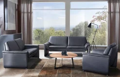 Outlet Bellina Ledercouch 2-Sitzer Sofas