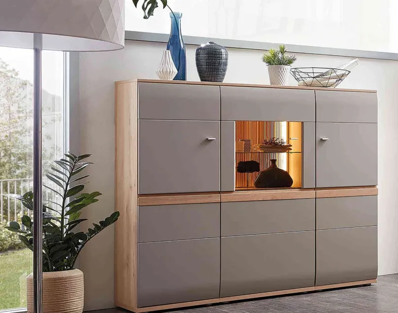 New Binz Highboard modern Highboards|Buffetschränke