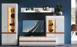 Sale Binz Wohnwand weiß modern Wohnwände