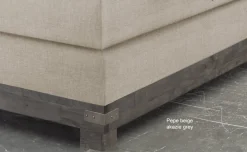 Discount Boston Boxspringbett mit Holzrahmen Boxspringbett