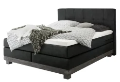 Discount Boston Boxspringbett mit Holzrahmen Boxspringbett