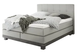Discount Boston Boxspringbett mit Holzrahmen Boxspringbett
