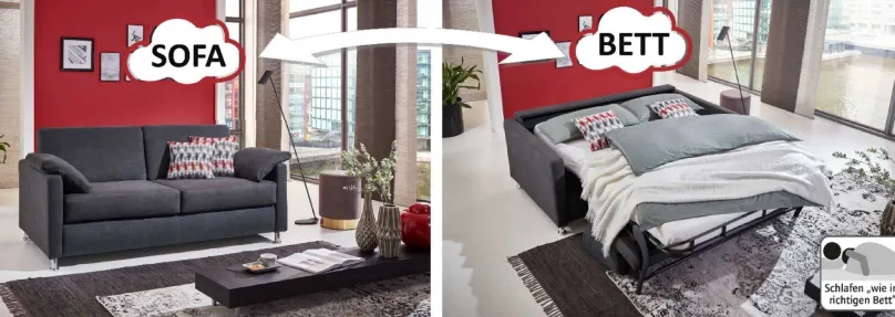 New Boston Schlafsofa Leder Schlafsofa|Sofas