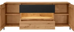 Clearance Boston Sideboard eiche schwarz Sideboards|Anrichten