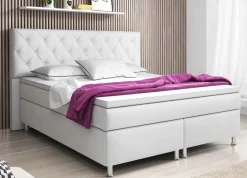 Boxspringbett mit hohem Kopfteil Boxspringbett