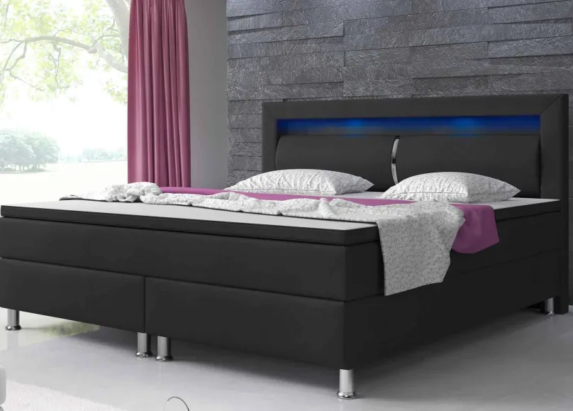 Online Boxspringbett mit LED Boxspringbett