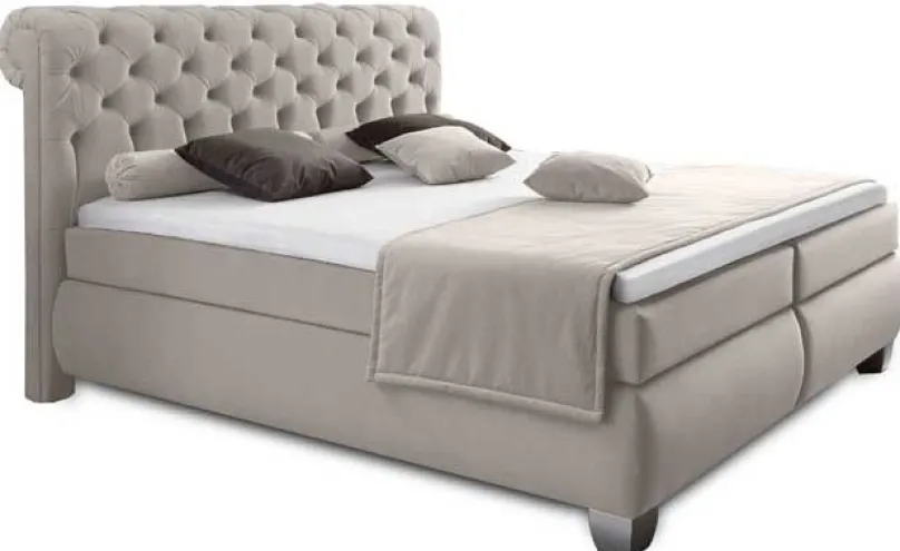 Clearance Boxspringbett 140x200 Chesterfield Boxspringbett