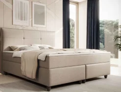 Outlet Boxspringbett 180x200 mit Topper Boxspringbett