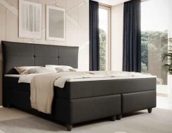 Outlet Boxspringbett 180x200 mit Topper Boxspringbett