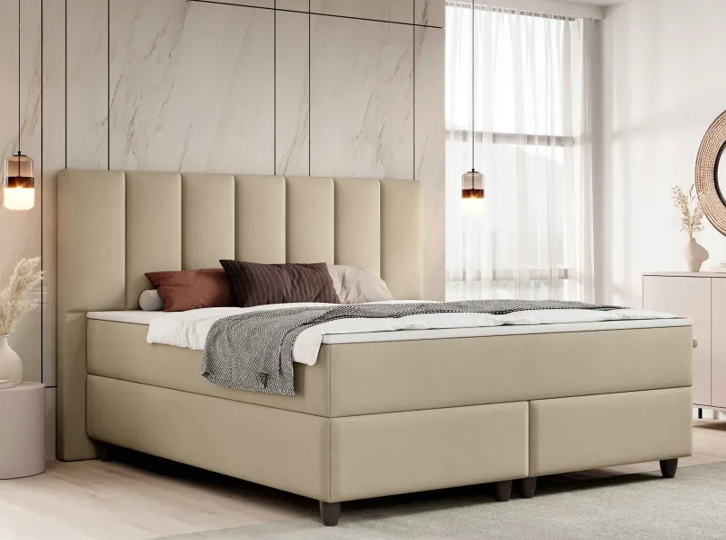 Clearance Boxspringbett 180x200 Samt Boxspringbett