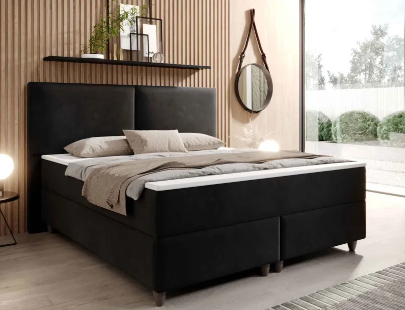Clearance Boxspringbett 180x200 Samt Boxspringbett