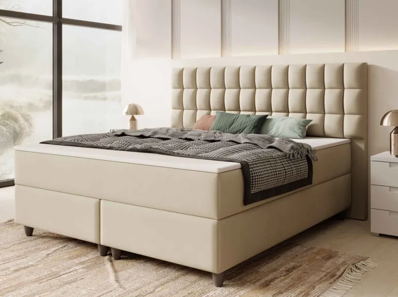 Clearance Boxspringbett 180x200 Samt Boxspringbett
