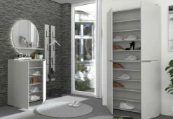 Outlet Bresta Garderobe geringe Tiefe Garderobenset