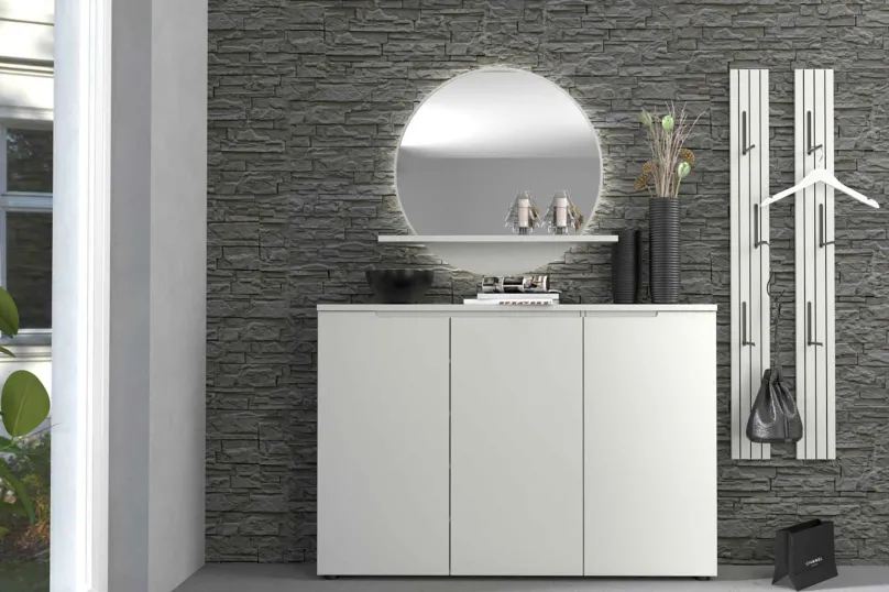 Bresta Garderobe grau Garderobenset
