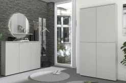 Bresta Garderobe grau Garderobenset
