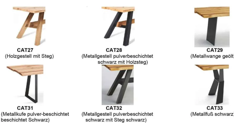 Clearance Carbonara Esszimmertisch Baumkante Esstische|Esstische