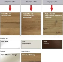 Outlet Cardiff Holzkommode mit Schubladen Schubladenkommode