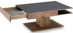 New Caya Couchtisch mit Schublade Massivholz Couchtische