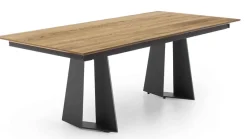 Outlet Chic Esstisch Metallgestell ausziehbar Esstische|Esstische