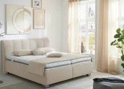 Discount Clarissa Polsterbett 140x200 mit Bettkasten Polsterbett